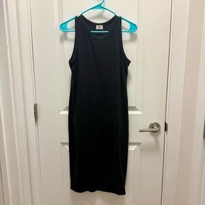 Common Threads Black Sleeveless T-Shirt Dress